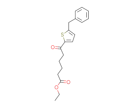 ethyl 5-benzyl-ε-oxothiophen-2-hexanoate
