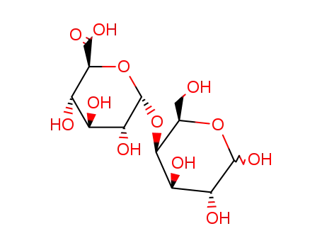 Molecular Structure of 16749-73-8 (4-O-(α-D-Glucopyranosyl-uronsaeure)-D-galactose)