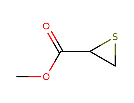 Molecular Structure of 21456-47-3 (Thiiranecarboxylic acid, methyl ester)
