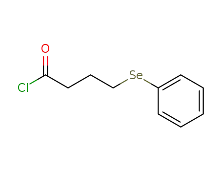 Molecular Structure of 104680-44-6 (Butanoyl chloride, 4-(phenylseleno)-)