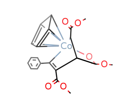 (η5-cyclopentadienyl)cobalt{(phenyl)(dicarbomethoxy)(OCH3)-oxanorbornadiene}