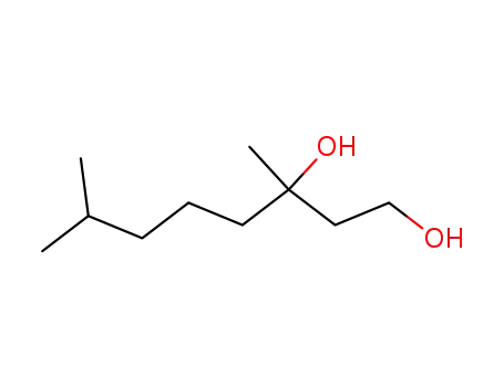 Molecular Structure of 102880-60-4 ((±)-3,7-dimethyloctane-1,3-diol)