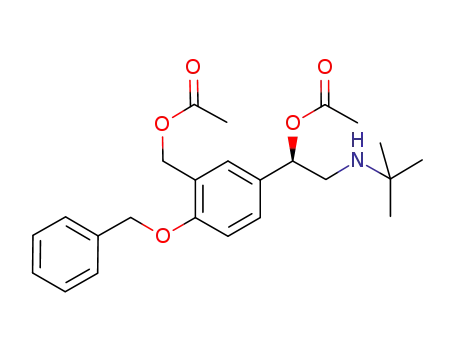 Molecular Structure of 1005420-26-7 (diacetate salt of (R)-salbutamol)