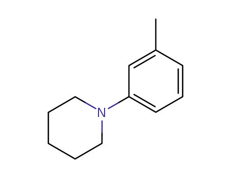 Molecular Structure of 71982-24-6 (Piperidine, 1-(3-methylphenyl)-)