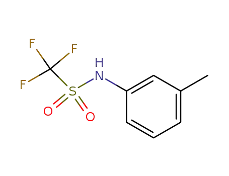 Methanesulfonamide,  1,1,1-trifluoro-N-(3-methylphenyl)-