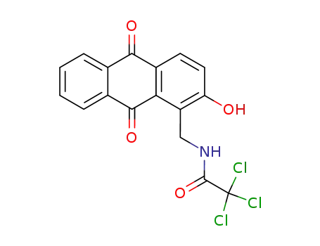 2-hydroxy-1-[(2,2,2-trichloro-acetylamino)-methyl]-anthraquinone
