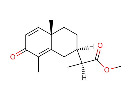 Methyl (alphaS,2R,4aS)-1,2,3,4,4a,7-hexahydro-alpha,4a,8-trimethyl-7-oxo-2-naphthaleneacetate