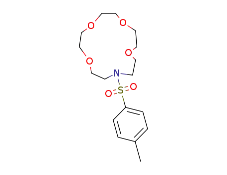Molecular Structure of 71089-10-6 (13-(p-Tolylsulfonyl)-1,4,7,10-tetraoxa-13-azacyclopentadecan)