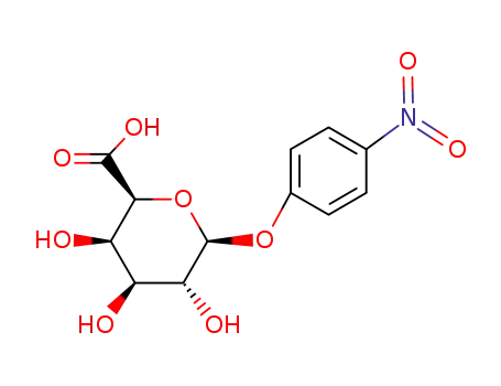 Molecular Structure of 39031-76-0 (P-NITROPHENYL BETA-D-GALACTOPYRANOSIDURONIC ACID)