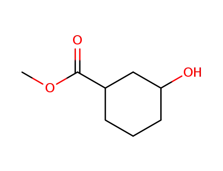 Molecular Structure of 37722-82-0 (Methyl 3-hydroxycyclohexanecarboxylate)