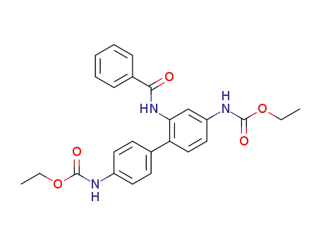 benzamido-2 bis(ethoxycarbonylamino)-4,4' biphenyle