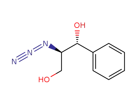 Molecular Structure of 912296-87-8 (syn-(2R,3R)-[2-azido-3-hydroxy-3-phenyl-1-propanol])