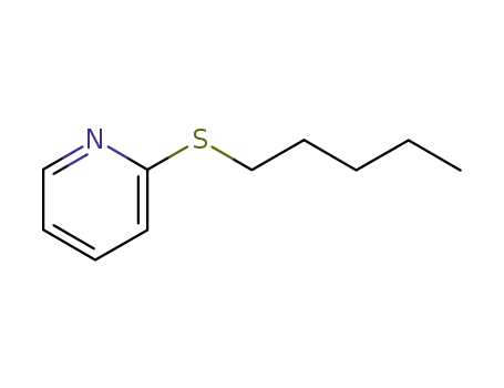 Molecular Structure of 90547-38-9 (Pyridine, 2-(pentylthio)-)