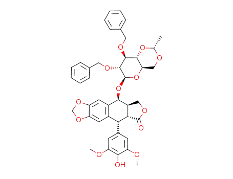 Molecular Structure of 217475-21-3 (2''-3''-di-O-benzyletoposide)