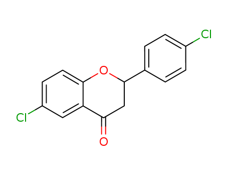 6-chloro-2-(4-chlorophenyl)chroman-4-one cas  6336-05-6