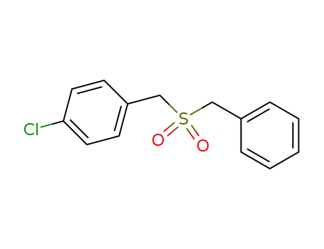 Benzene, 1-chloro-4-[[(phenylmethyl)sulfonyl]methyl]-