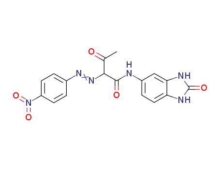 Butanamide, N-(2,3-dihydro-2-oxo-1H-benzimidazol-5-yl)-2-[2-(4-nitrophenyl)diazenyl]-3-oxo-