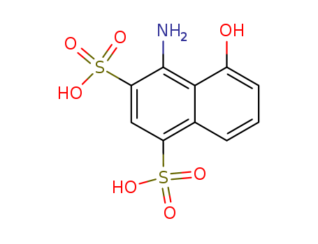 1,3-Naphthalenedisulfonicacid, 4-amino-5-hydroxy-(82-47-3)