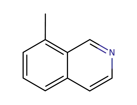 Molecular Structure of 62882-00-2 (8-METHYL-ISOQUINOLINE)