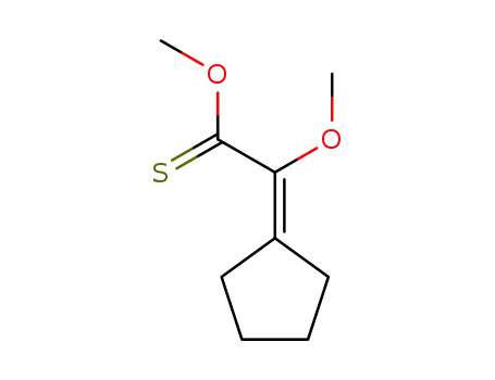 2-Cyclopentyliden-2-methoxythioessigsaeure-O-methylester