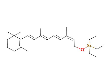 Molecular Structure of 118304-60-2 (triethylsilyl ether of 13-cis-retinol)