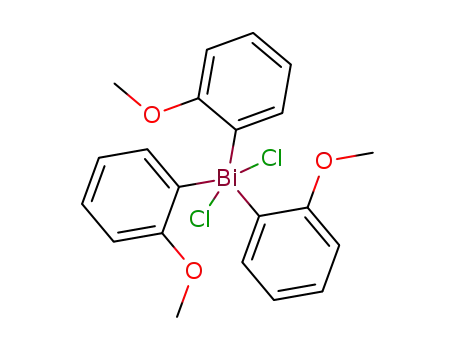 Molecular Structure of 121899-81-8 (DICHLOROTRIS(2-METHOXYPHENYL)BISMUTH)