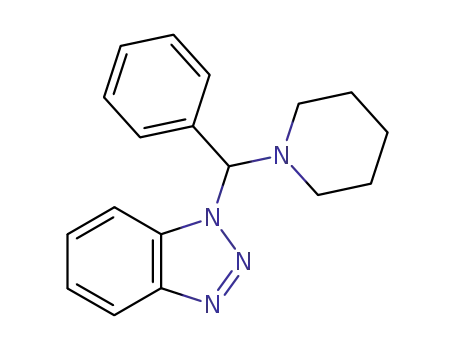 N-<α-(benzotriazol-1-yl)phenylmethyl>piperidine