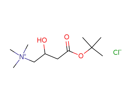 Molecular Structure of 56936-19-7 ((3-tert-Butoxycarbonyl-2-hydroxy-propyl)-trimethyl-ammonium; chloride)