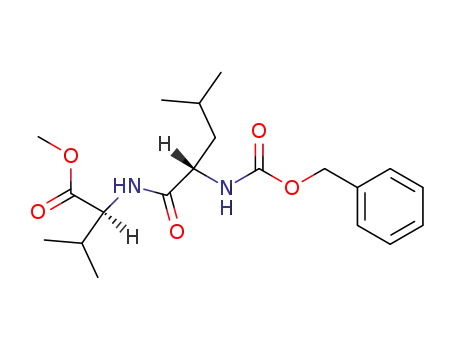 Molecular Structure of 4840-30-6 (L-Valine, N-[(phenylmethoxy)carbonyl]-L-leucyl-, methyl ester)