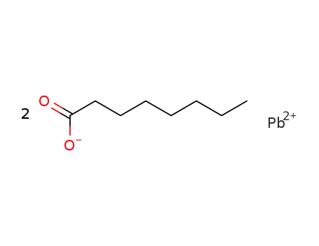 Molecular Structure of 15696-43-2 (octanoic acid, lead salt)