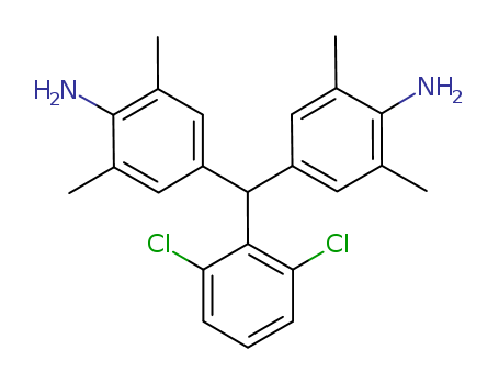 Benzenamine,4,4'-[(2,6-dichlorophenyl)methylene]bis[2,6-dimethyl-