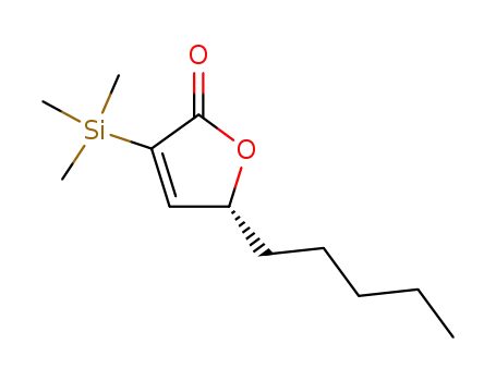 (R)-5-Pentyl-3-trimethylsilanyl-5H-furan-2-one