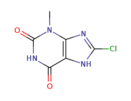 8-chloro-3-methyl-2,3,6,9-tetrahydro-1H-purine-2,6-dione