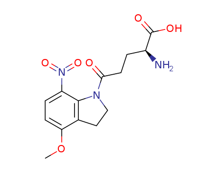(S)-ALPHA-AMINO-2,3-DIHYDRO-4-METHOXY-7-NITRO-D-OXO-1H-INDOLE-1-PENTANOIC ACID