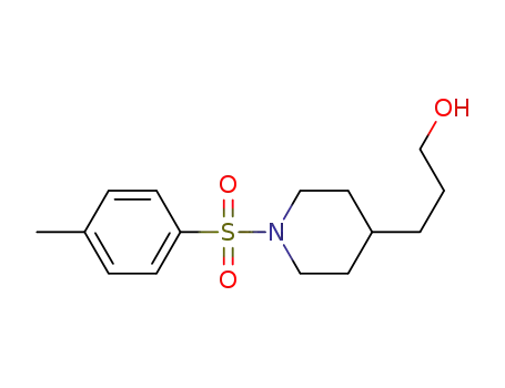 Molecular Structure of 1282036-62-7 (3-(1-tosylpiperidin-4-yl)propan-1-ol)
