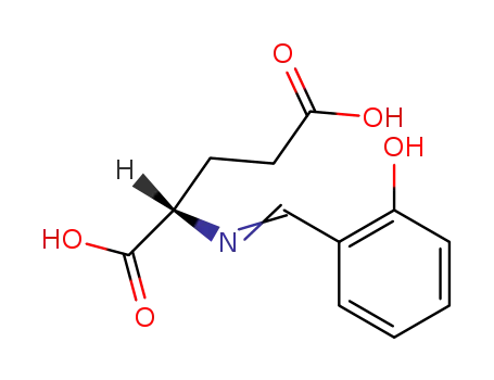 Molecular Structure of 63598-00-5 (L-Glutamic acid, N-[(2-hydroxyphenyl)methylene]-)