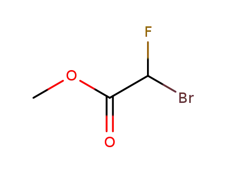 Molecular Structure of 684-89-9 (methyl 2-bromo-2-fluoroacetate)