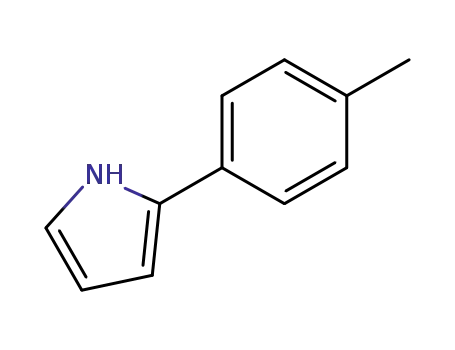 Molecular Structure of 62506-80-3 (1H-Pyrrole, 2-(4-methylphenyl)-)