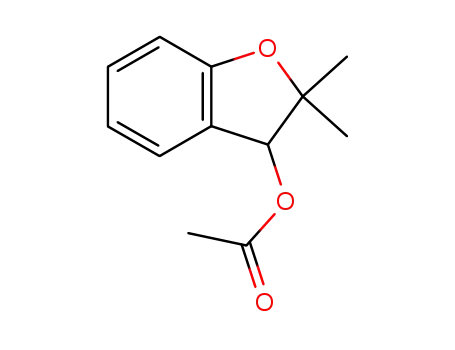 Molecular Structure of 104622-45-9 (3-acetoxy-2,2-dimethyl-2,3-dihydro-benzofuran)