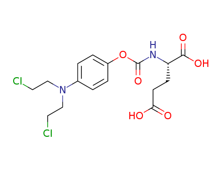 L-Glutamic acid, N-[[4-[bis(2-chloroethyl)amino]phenoxy]carbonyl]-