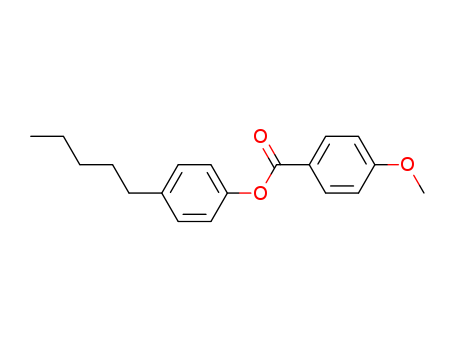 Benzoic acid,4-methoxy-, 4-pentylphenyl ester