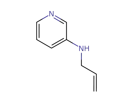 Molecular Structure of 204773-12-6 (3-Pyridinamine,N-2-propenyl-(9CI))
