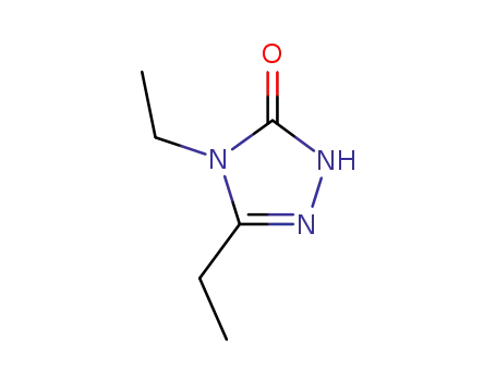 Molecular Structure of 52883-26-8 (4,5-DIETHYL-2,4-DIHYDRO 1,2,4-TRIAZOL-3 ONE)