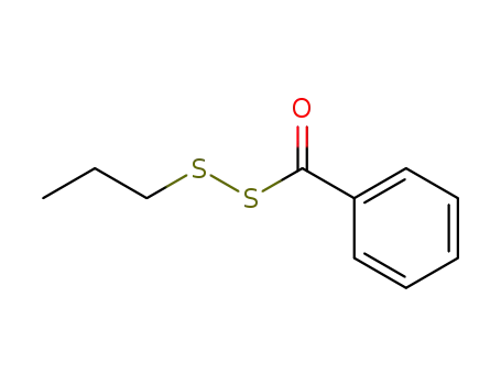 Molecular Structure of 136852-82-9 (benzoyl n-propyl disulfide)