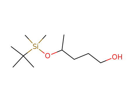 Molecular Structure of 104871-08-1 (1-Pentanol, 4-[[(1,1-dimethylethyl)dimethylsilyl]oxy]-)
