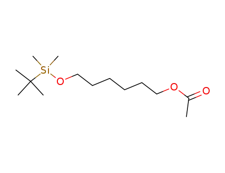 Molecular Structure of 653564-21-7 (1-Hexanol, 6-[[(1,1-dimethylethyl)dimethylsilyl]oxy]-, acetate)