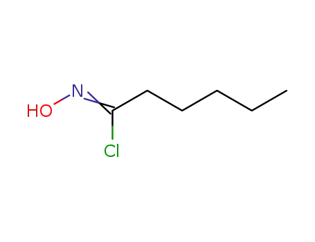 Molecular Structure of 87488-23-1 (Hexanimidoyl chloride, N-hydroxy-)