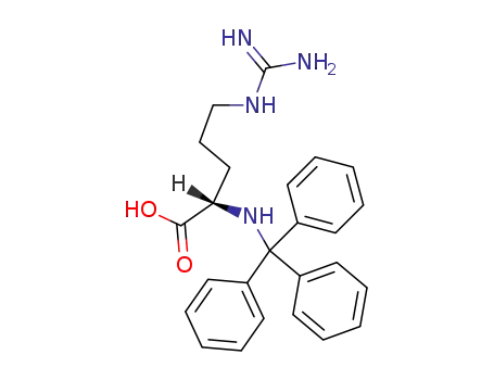 Molecular Structure of 38453-62-2 (N2-Trityl-L-arginine)