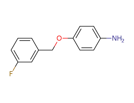 Molecular Structure of 202197-25-9 (4-(3-FLUORO-BENZYLOXY)-PHENYLAMINE)