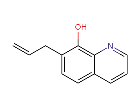 Molecular Structure of 5541-69-5 (8-Quinolinol, 7-(2-propenyl)-)